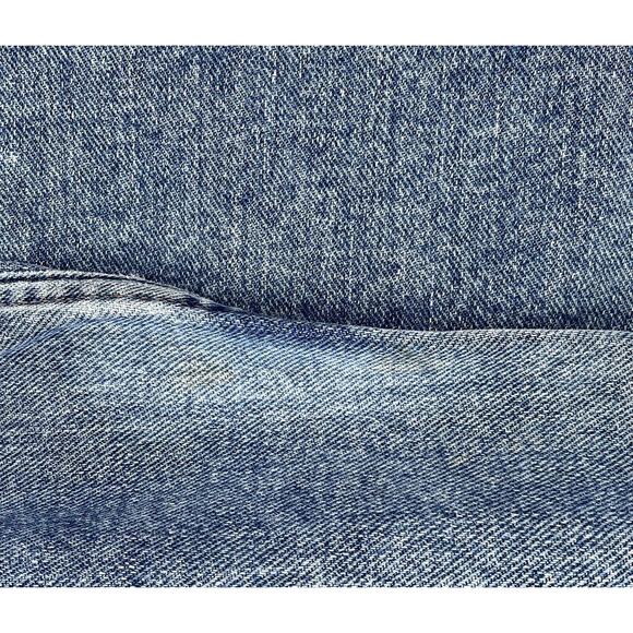 Vintage Lee Riveted Denim Trucker Jacket Men's Blue Size Large - Picture 7 of 7